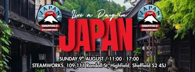 Japan Fest Sheffield! poster at The Steamworks