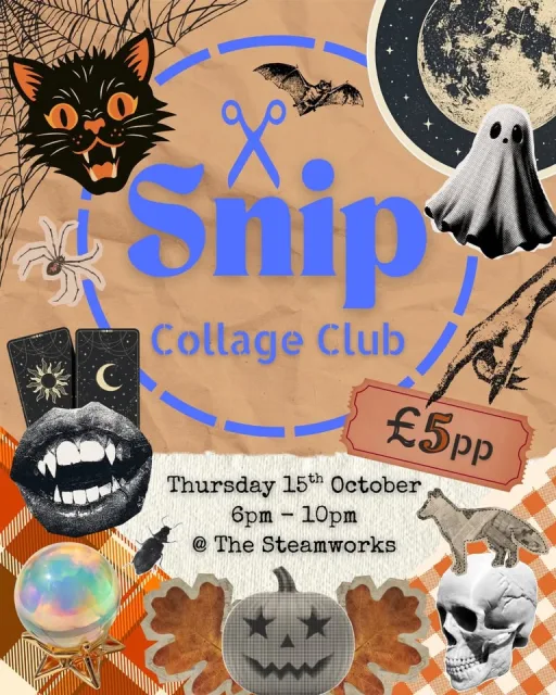 Snip Club #10 poster at The Steamworks