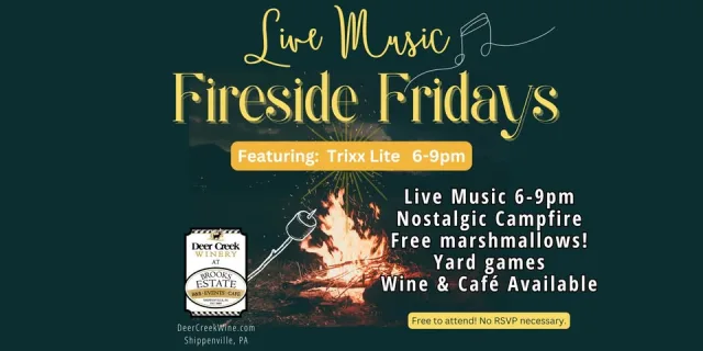Fireside Friday (live music - Trixx Lite)