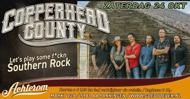 Copperhead County · Tinus, Panningen · za 24 okt 2026