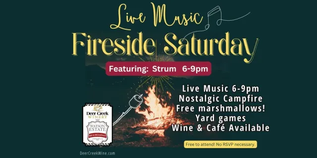 Fireside Saturday (live music - Strum)