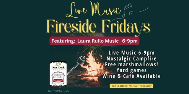 Fireside Friday (live music - Laura Rullo Music)
