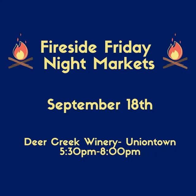 Fireside Friday Night Market- September