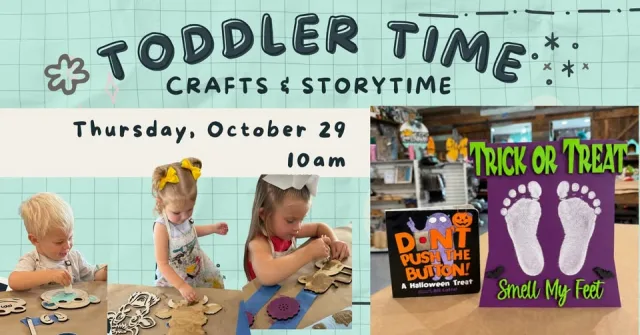 Storytime & Crafting- Trick or Treat Footprint Craft