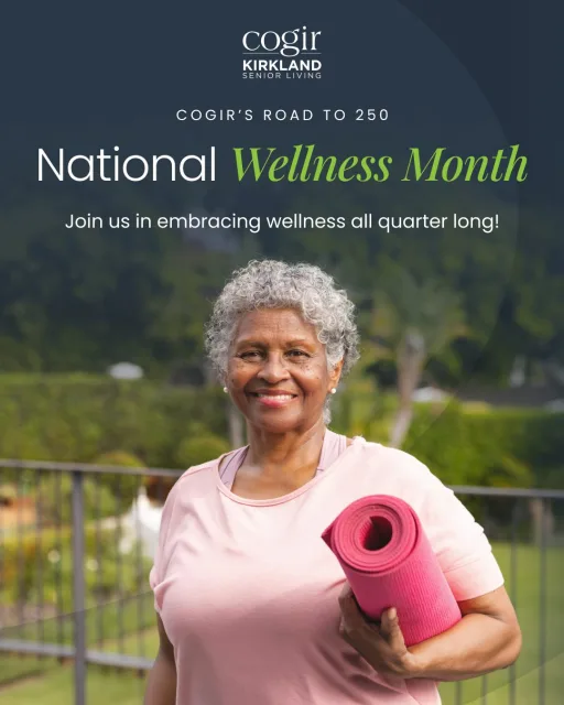 National Wellness Month is a great time to celebrate the many ways residents stay engaged at Cogir. Through our Road to 250 challenge, every activity attended earns 1,000 virtual steps as communities move across America together through movement, music, crafts, trivia, and more. 🥾🇺🇸
